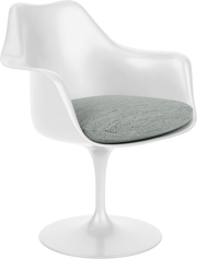Saarinen Tulip Arm Chair Upholstered Side/Dining Knoll 