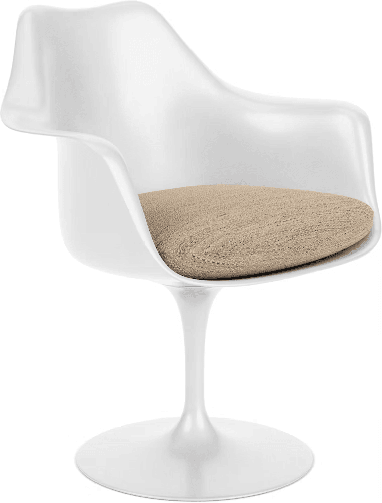 Saarinen Tulip Arm Chair Upholstered Side/Dining Knoll 