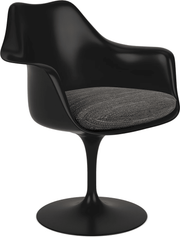 Saarinen Tulip Arm Chair Upholstered Side/Dining Knoll 