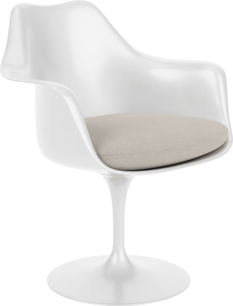 Saarinen Tulip Arm Chair Upholstered Side/Dining Knoll 