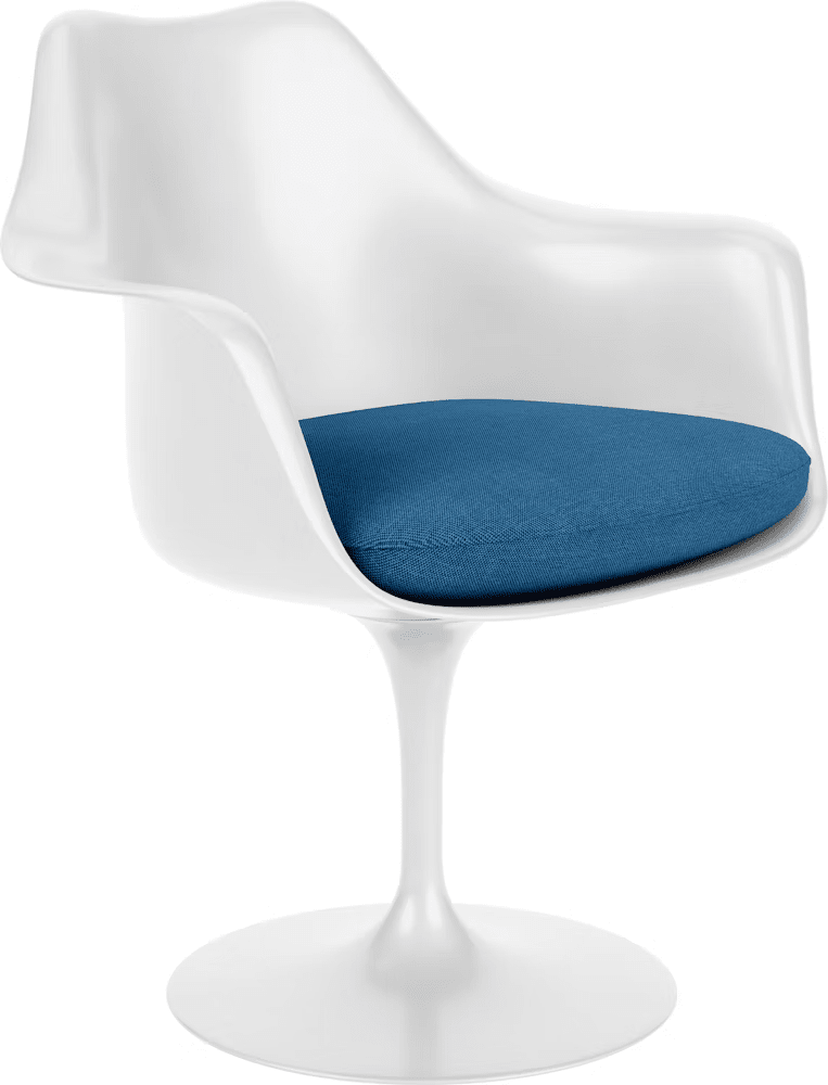 Saarinen Tulip Arm Chair Upholstered Side/Dining Knoll 