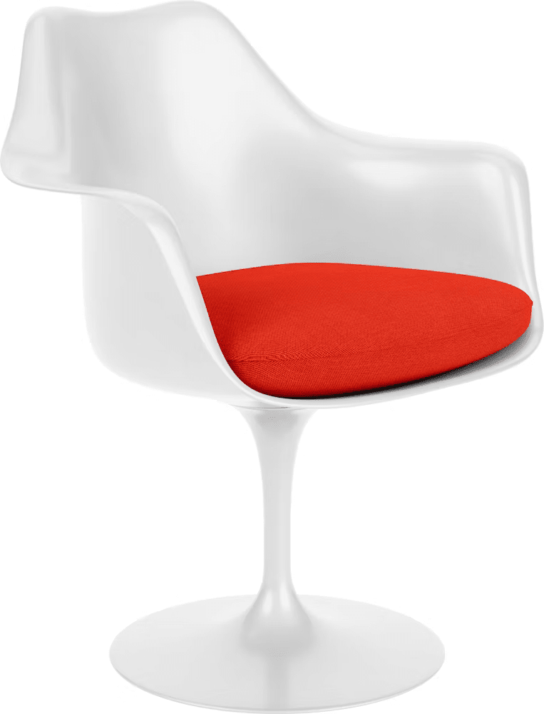 Saarinen Tulip Arm Chair Upholstered Side/Dining Knoll 