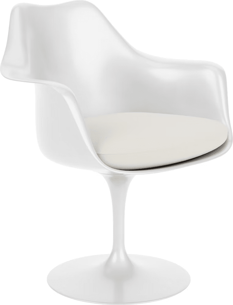 Saarinen Tulip Arm Chair Upholstered Side/Dining Knoll 