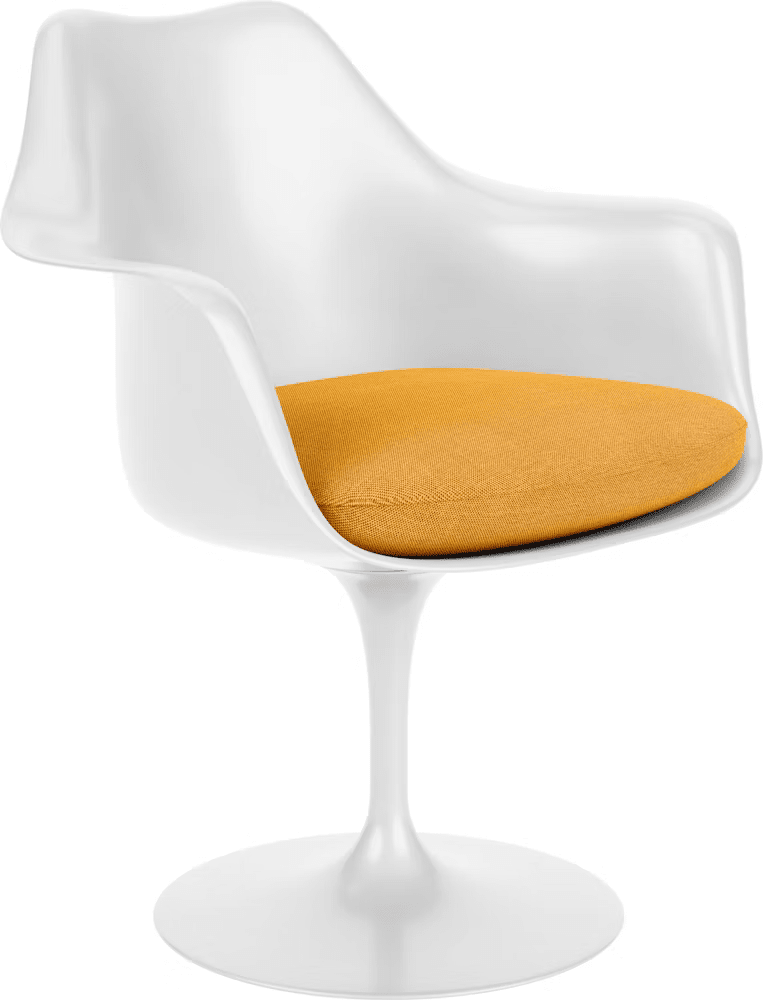 Saarinen Tulip Arm Chair Upholstered Side/Dining Knoll 