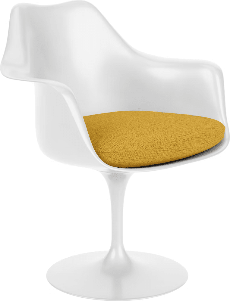 Saarinen Tulip Arm Chair Upholstered Side/Dining Knoll 