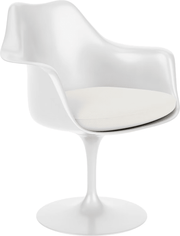 Saarinen Tulip Arm Chair Upholstered Side/Dining Knoll 