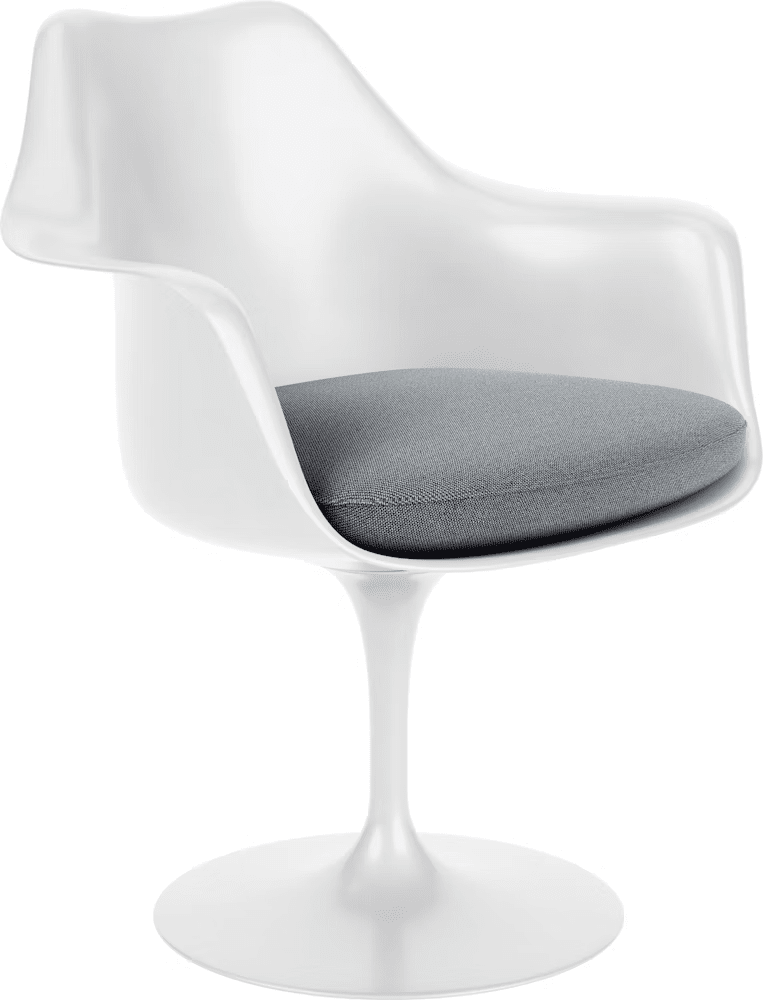Saarinen Tulip Arm Chair Upholstered Side/Dining Knoll 