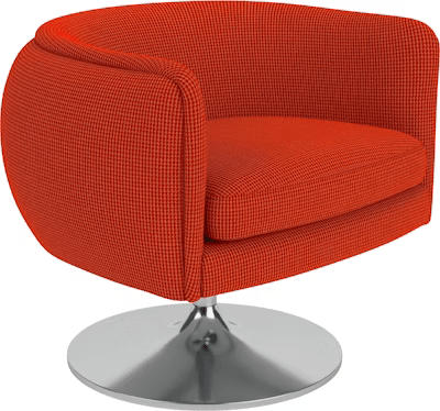 D'Urso Swivel Chair lounge chair Knoll 