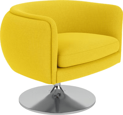 D'Urso Swivel Chair lounge chair Knoll 