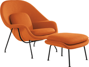 Womb Chair and Ottoman lounge chair Knoll 