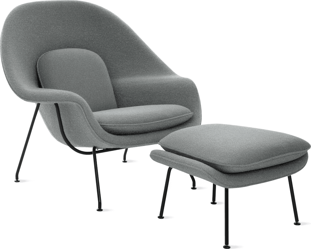 Womb Chair and Ottoman lounge chair Knoll 