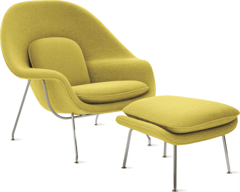 Womb Chair and Ottoman lounge chair Knoll 