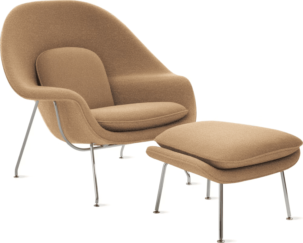 Womb Chair and Ottoman lounge chair Knoll 
