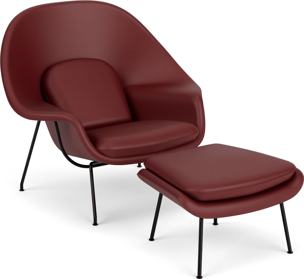 Womb Chair and Ottoman lounge chair Knoll 