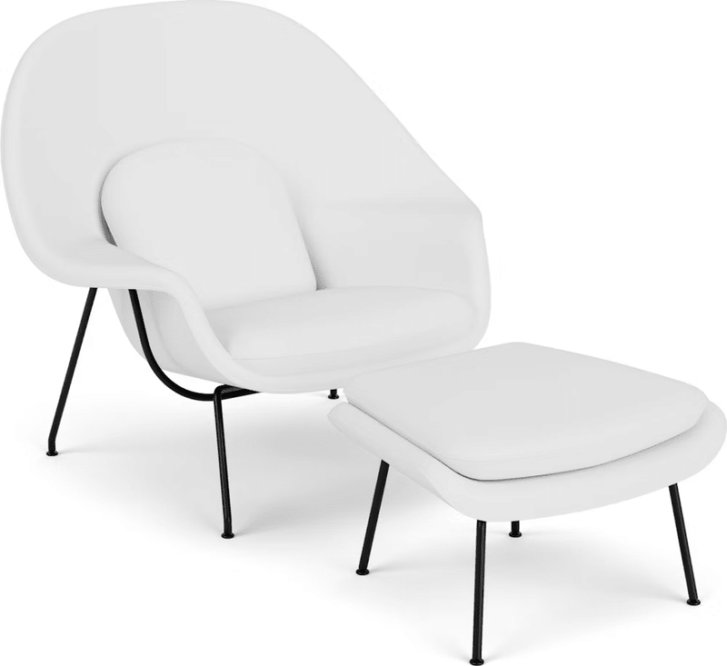 Womb Chair and Ottoman lounge chair Knoll 