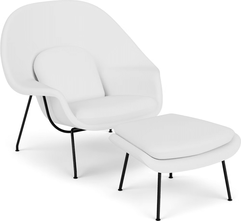 Womb Chair and Ottoman lounge chair Knoll 