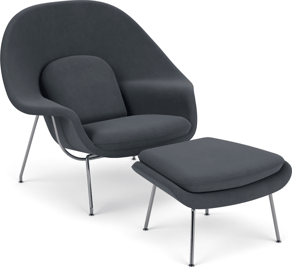 Womb Chair and Ottoman lounge chair Knoll 