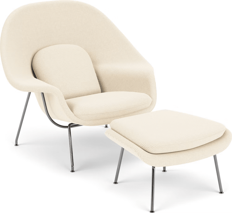 Womb Chair and Ottoman lounge chair Knoll 