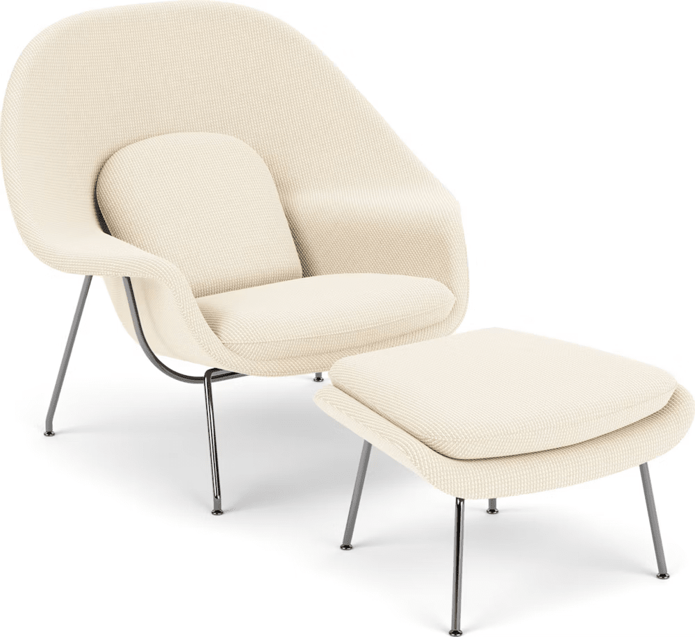 Womb Chair and Ottoman lounge chair Knoll 