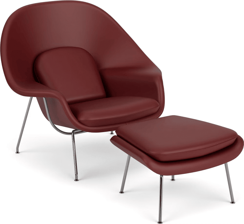 Womb Chair and Ottoman lounge chair Knoll 