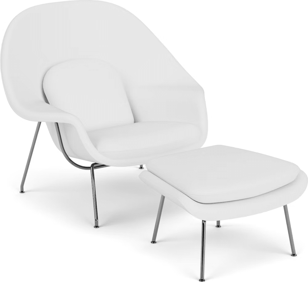 Womb Chair and Ottoman lounge chair Knoll 