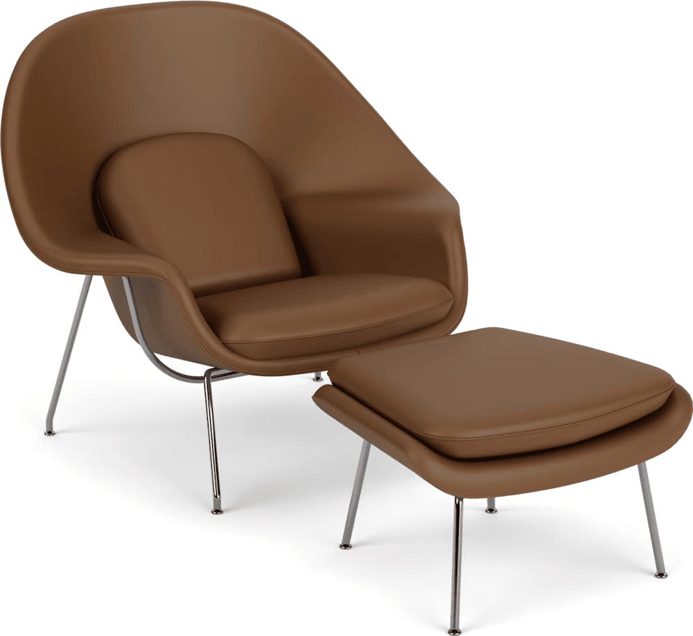 Womb Chair and Ottoman lounge chair Knoll 