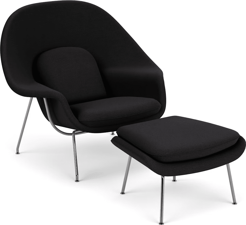 Womb Chair and Ottoman lounge chair Knoll 