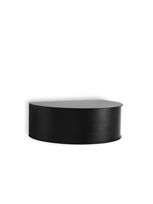 Wallie Wall Mounted Drawer-Set of 2 storage Woud Black/Black 