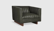 Wallace Chair lounge Gus Modern Tucson Char Leather 