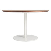 Easy 48" Dining Table Tables BluDot Walnut / White 