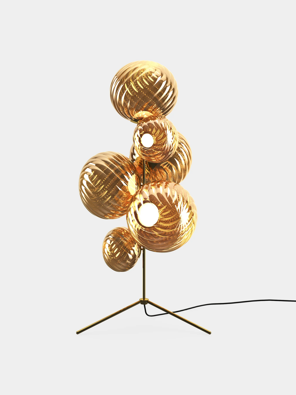 Whirl Floor Chandelier