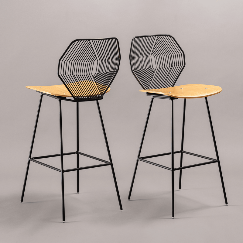 Wood & Wire Bar Stool Stools Bend Goods 