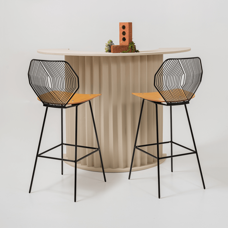Wood & Wire Bar Stool Stools Bend Goods 