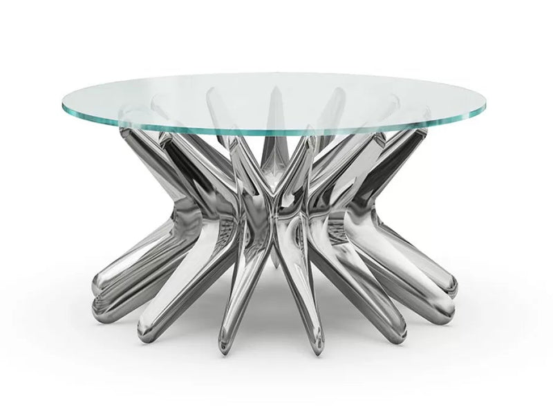 Steel In Rotation Coffee Table