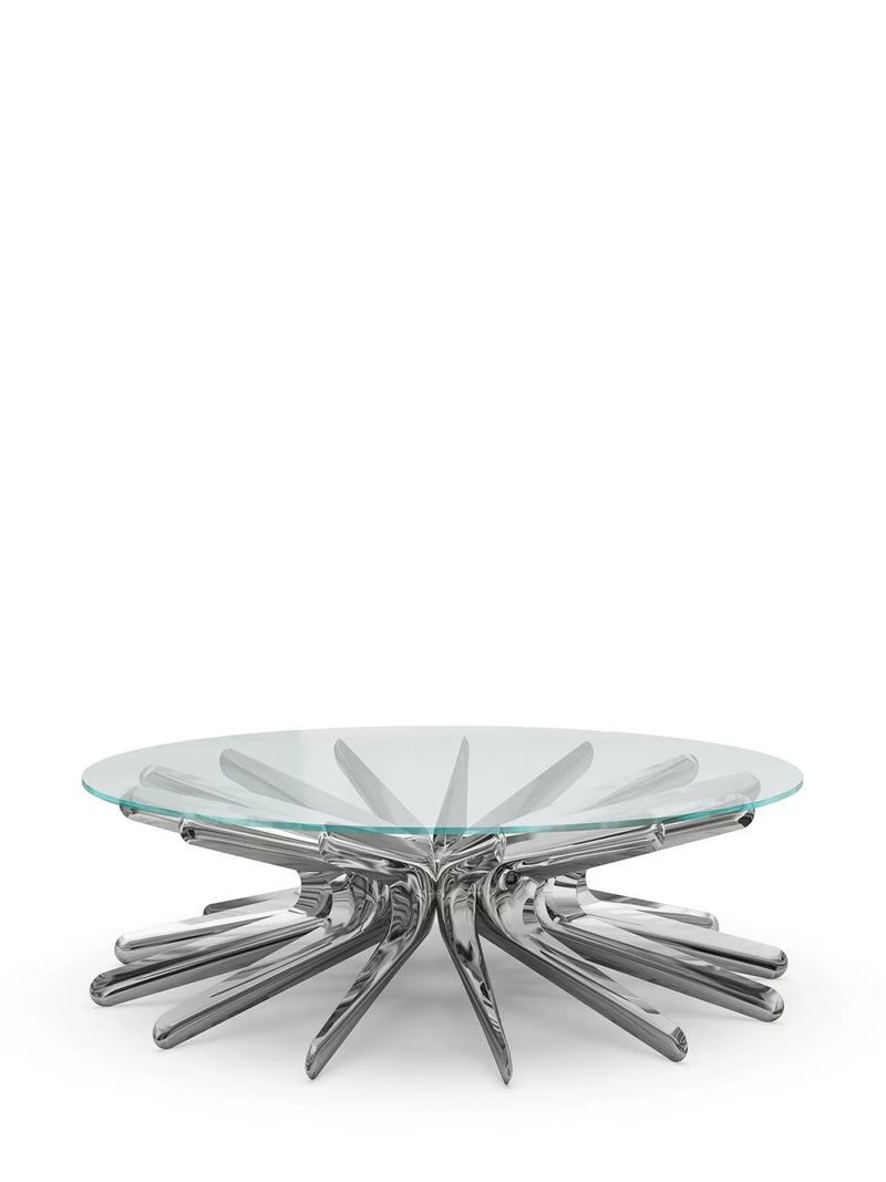 Steel In Rotation Coffee Table