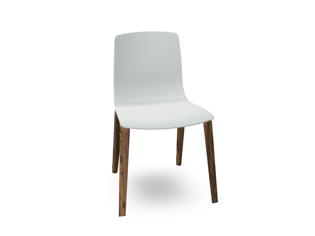Aava 02-4 Wood Legs Polypropylene Chair Chairs Arper 