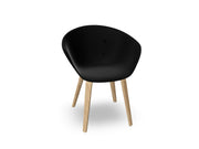 Duna 02 Polypropylene Chair With Wood Legs Chairs Arper 