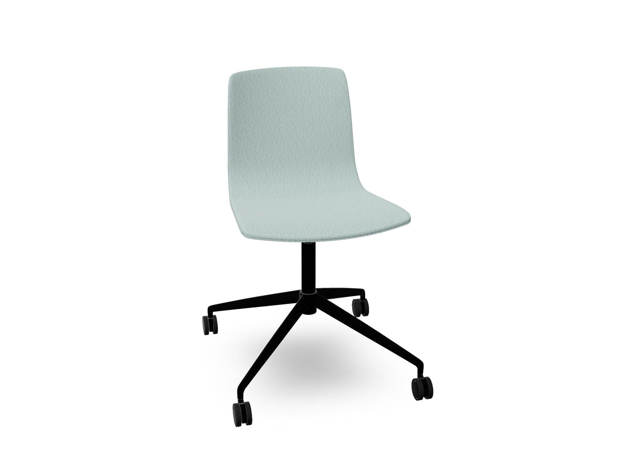 Aava 02 Fixed Trestle Base Chair With Fully Upholstered Chairs Arper 