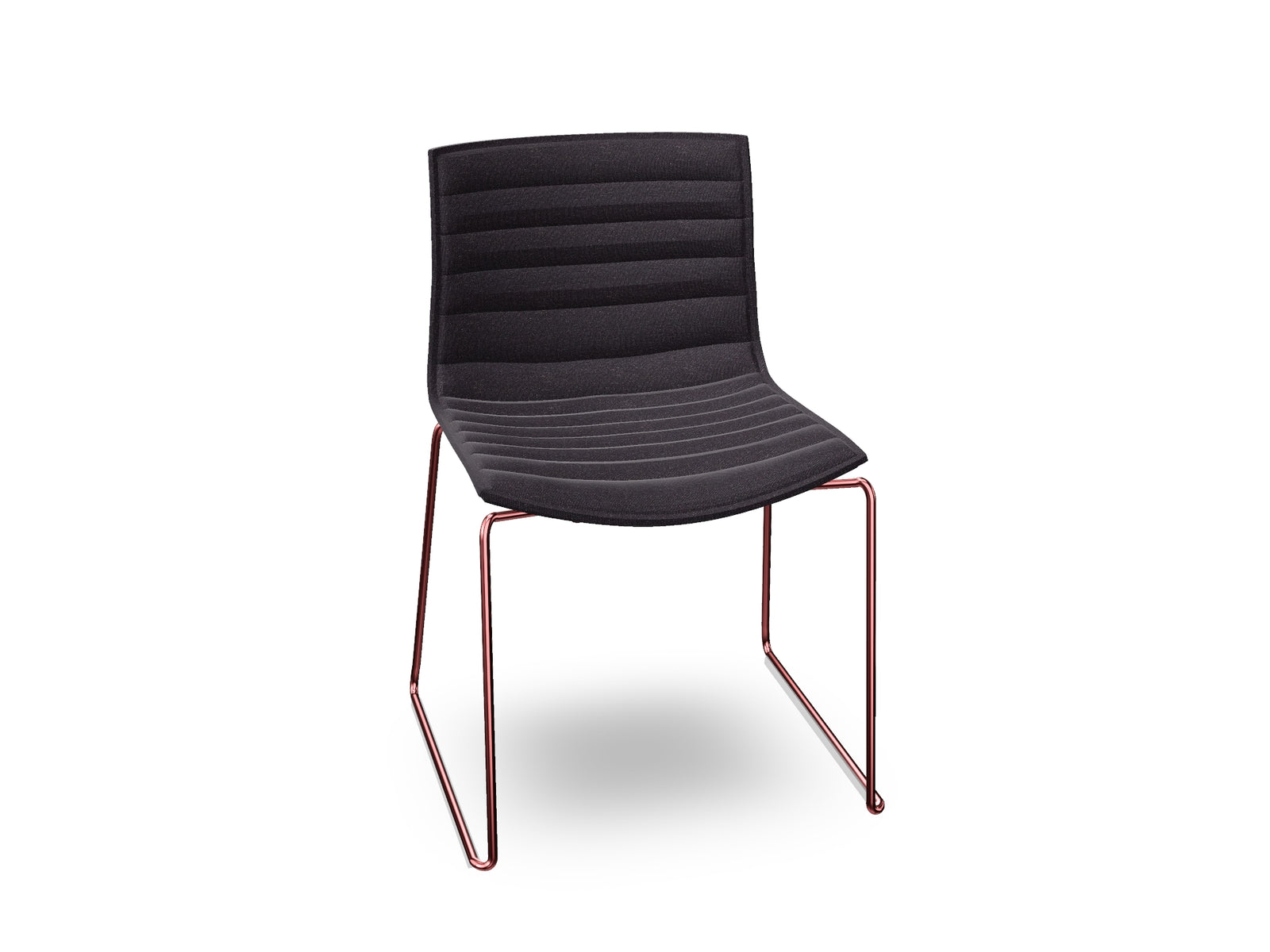 Catifa 46 Sled Base With Fully Upholstered