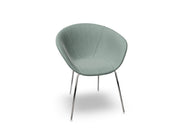 Duna 02 Four Leg Chair Fully Upholstered Chairs Arper 
