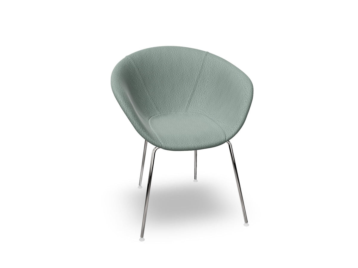 Duna 02 Four Leg Chair Fully Upholstered Chairs Arper 