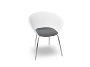 Duna 02 Four Leg Chair With Seat Cushion Chairs Arper 