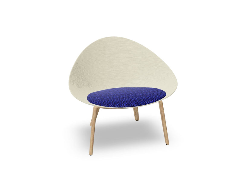 Adell 4 Leg Wood Lounge Chair lounge chair Arper 