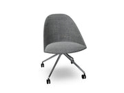 Cila Fully Upholtered Chair With Fixed Trestle Base Chairs Arper 