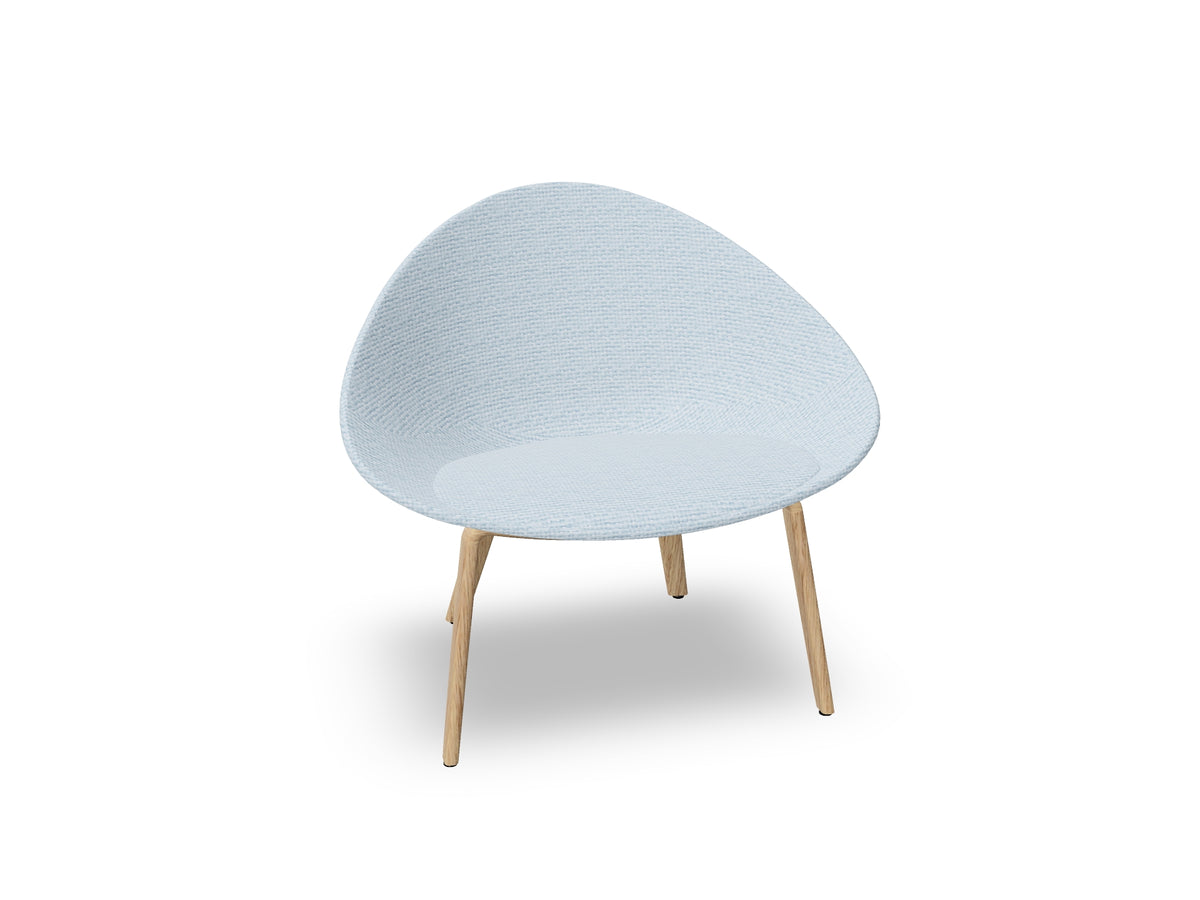 Adell 4 Leg Wood Lounge Chair With Fully Upholstered