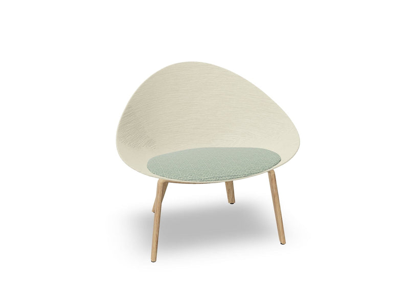 Adell 4 Leg Wood Lounge Chair lounge chair Arper 