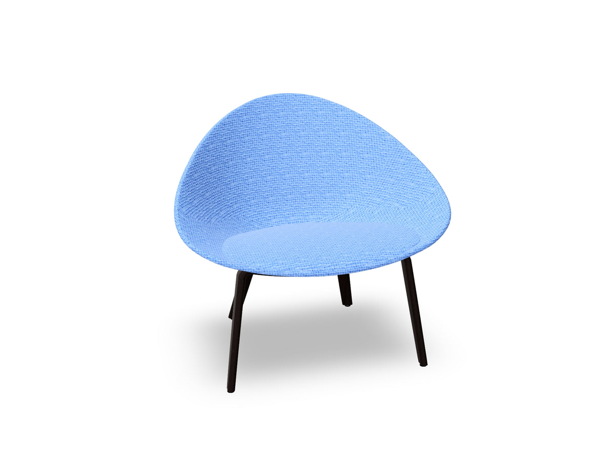 Adell 4 Leg Wood Lounge Chair With Fully Upholstered