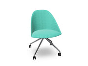 Cila Fully Upholtered Chair With Fixed Trestle Base Chairs Arper 