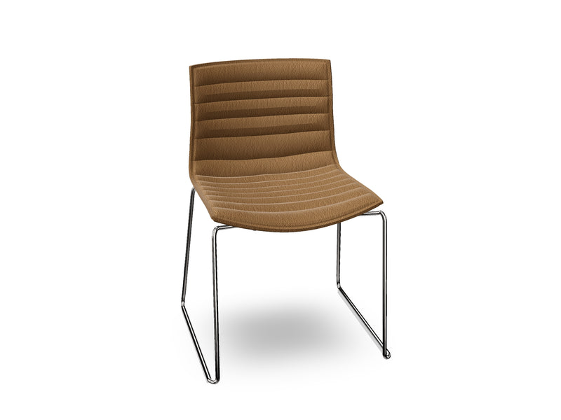 Catifa 46 Sled Base With Fully Upholstered