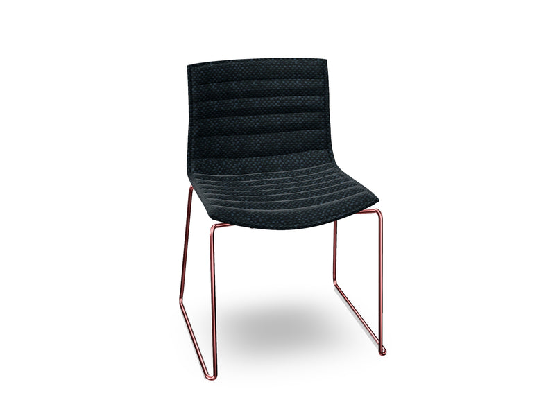 Catifa 46 Sled Base With Fully Upholstered
